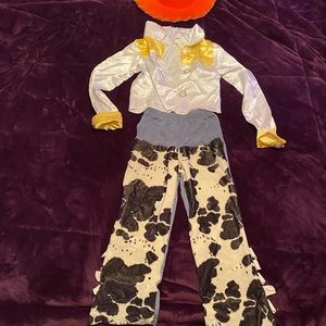 Kids Jessie Toy Story costume with pants, shirt & hat. Size 4/6x